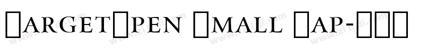 TargetOpen Small Cap字体转换